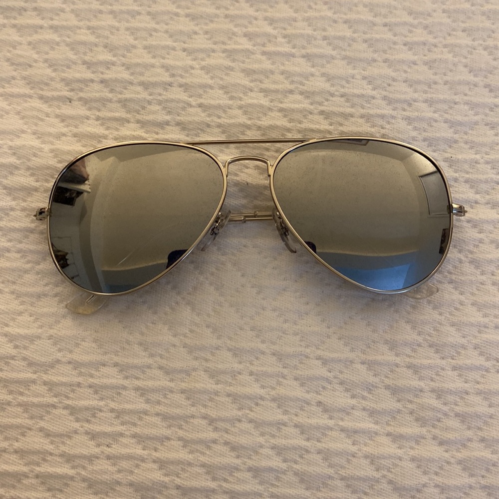 Silver Reflective Sunglasses